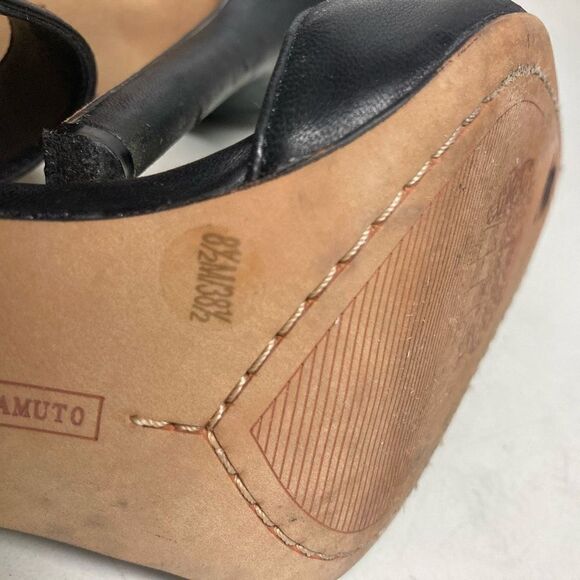 VINCE CAMUTO Women’s‎ Charlotte Black Heels Size 8.5M or 38.5 - Picture 4 of 12